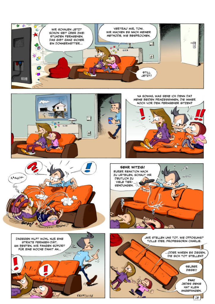 Seite 24 aus dem Comicalbum Toni und Charlie