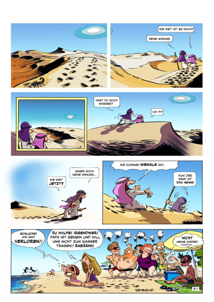 Seite 40 aus dem Comicalbum Toni und Charlie